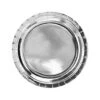 Zilveren Borden 23cm 6st -Feestartikelen Winkel zilveren borden 23cm 6st