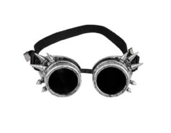 Zilveren Bril Cyberpunk -Feestartikelen Winkel zilveren bril cyberpunk 1