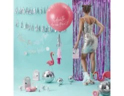 Zilveren Bril Total Babe Glitter 13cm 8st -Feestartikelen Winkel zilveren bril total babe glitter 13cm 8st 3