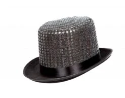 Zilveren Hoed Pailletten