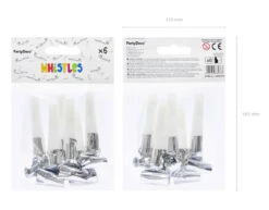 Zilveren Roltongen 6st -Feestartikelen Winkel zilveren roltongen 6st 1