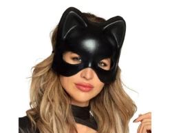 Zwart Oogmasker Kat