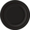 Zwarte Borden 18cm 20st -Feestartikelen Winkel zwarte borden 18cm 20st