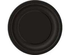 Zwarte Borden 18cm 20st