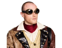 Zwarte Bril Steampunk