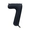 Zwarte Cijfer Ballon 7 Jaar Glans 86cm -Feestartikelen Winkel zwarte cijfer ballon 7 jaar glans 86cm