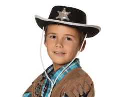Zwarte Cowboyhoed Kind