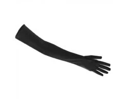 Zwarte Handschoenen 48cm -Feestartikelen Winkel zwarte handschoenen 48cm 3