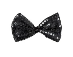 Zwarte Strik Glitter