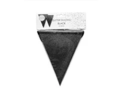 Zwate Vlaggenlijn Glitter 6m -Feestartikelen Winkel zwate vlaggenlijn glitter 6m 2