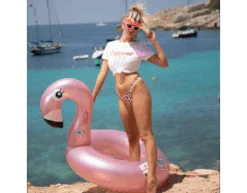 Zwemband Flamingo Rose Goud 95cm -Feestartikelen Winkel zwemband flamingo rose goud 95cm 4