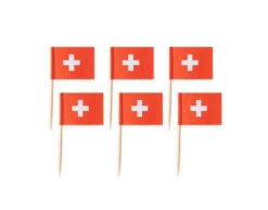 Zwitserland Cocktailprikkers Zwitserland 6cm 50st -Feestartikelen Winkel zwitserland cocktailprikkers zwitserland 6cm 50st 2