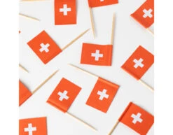 Zwitserland Cocktailprikkers Zwitserland 6cm 50st -Feestartikelen Winkel zwitserland cocktailprikkers zwitserland 6cm 50st 3